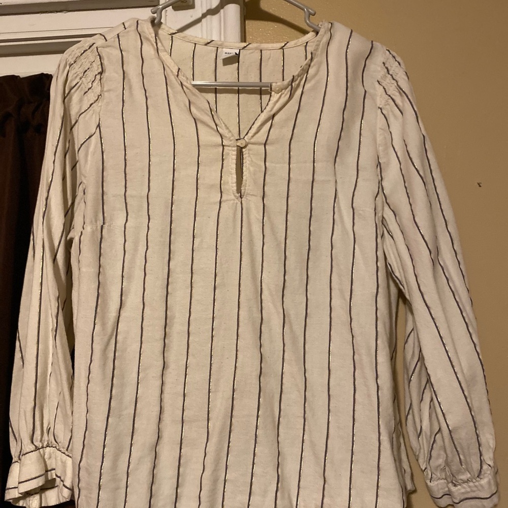 Long sleeve striped shirt